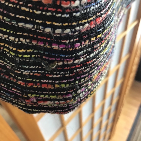 Ann Taylor factory multicoloured textured skirt 10 - Picture 8 of 9